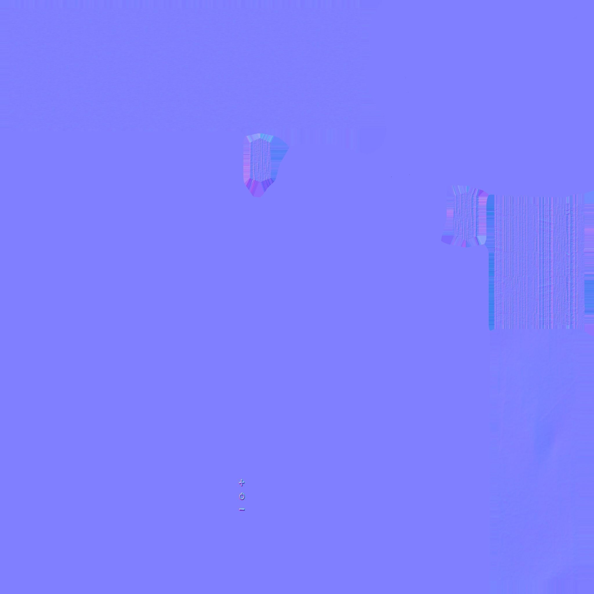 Mega Buster - Girl Hand Cannon - SciFi Weapon Low-poly 3D model_23