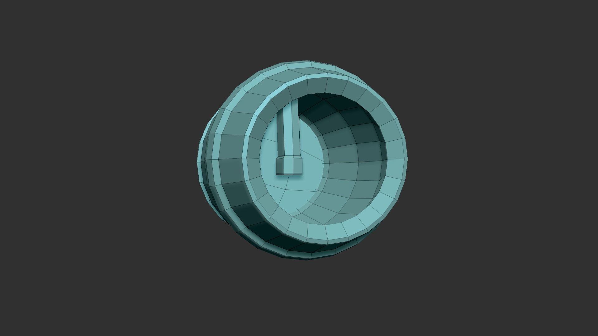 Mega Buster - Girl Hand Cannon - SciFi Weapon Low-poly 3D model_14