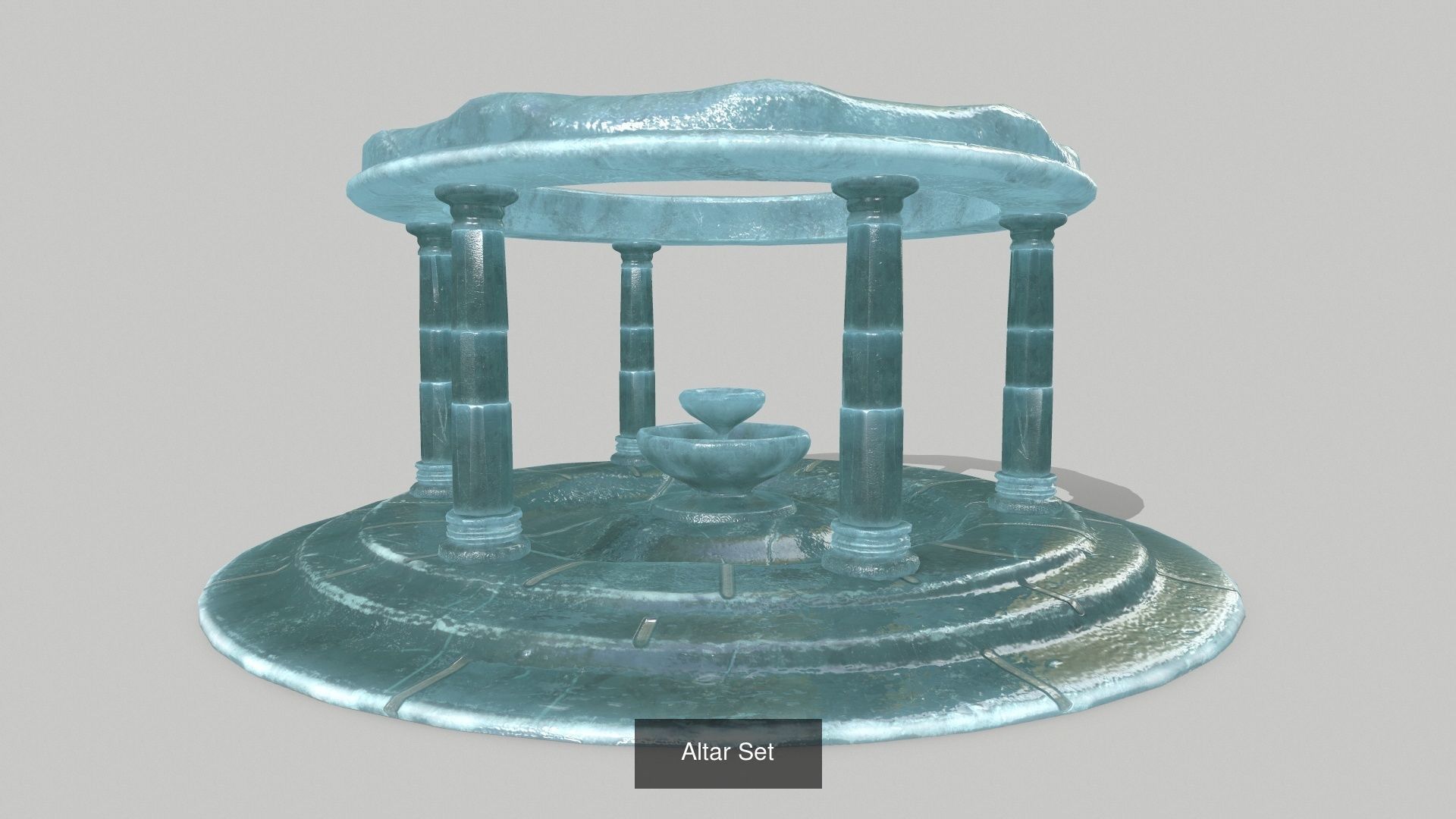 ICE GAME SET 3D Model Collection_7