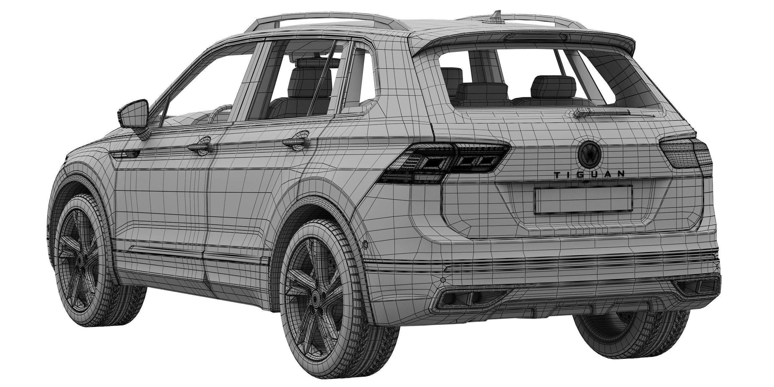 Volkswagen Tiguan 2021 3D model_15