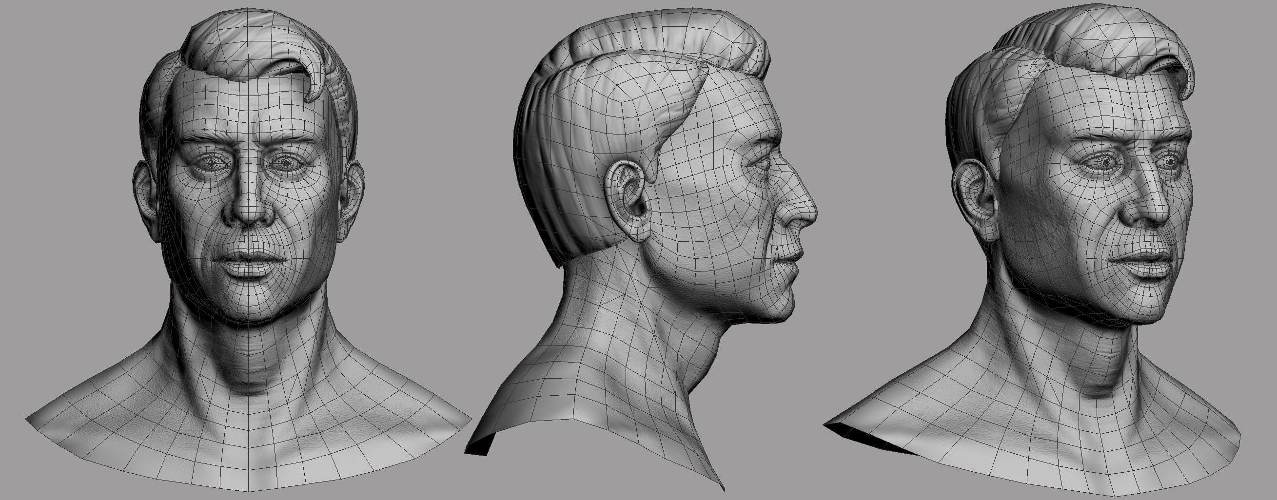 Superman Game Ready Low-poly 3D model_5