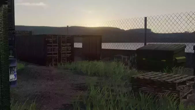 Call Of Duty Modern Warfare Remastered Shipment Map Low-poly 3D model