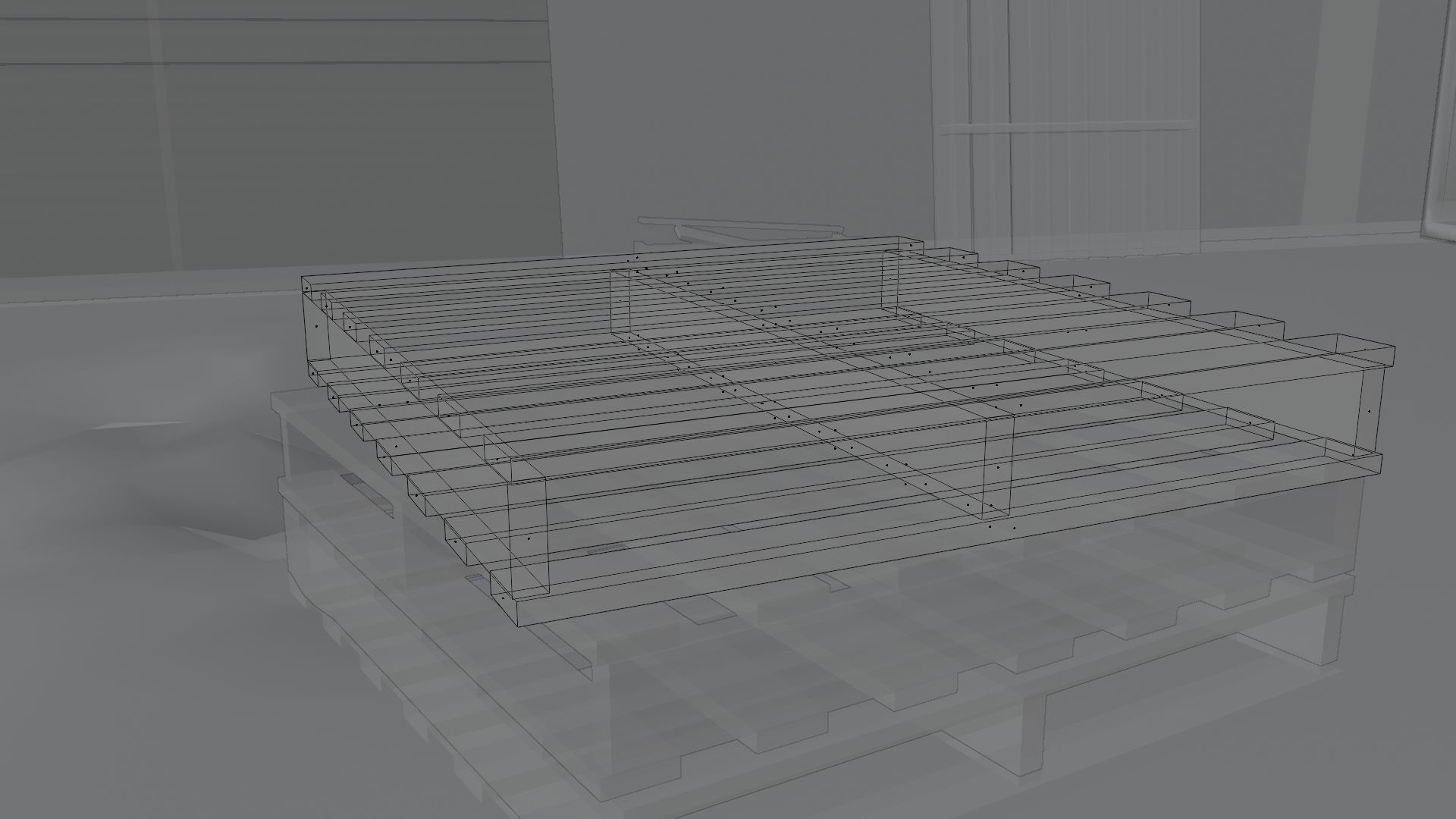 Call Of Duty Modern Warfare Remastered Shipment Map Low-poly 3D model_36