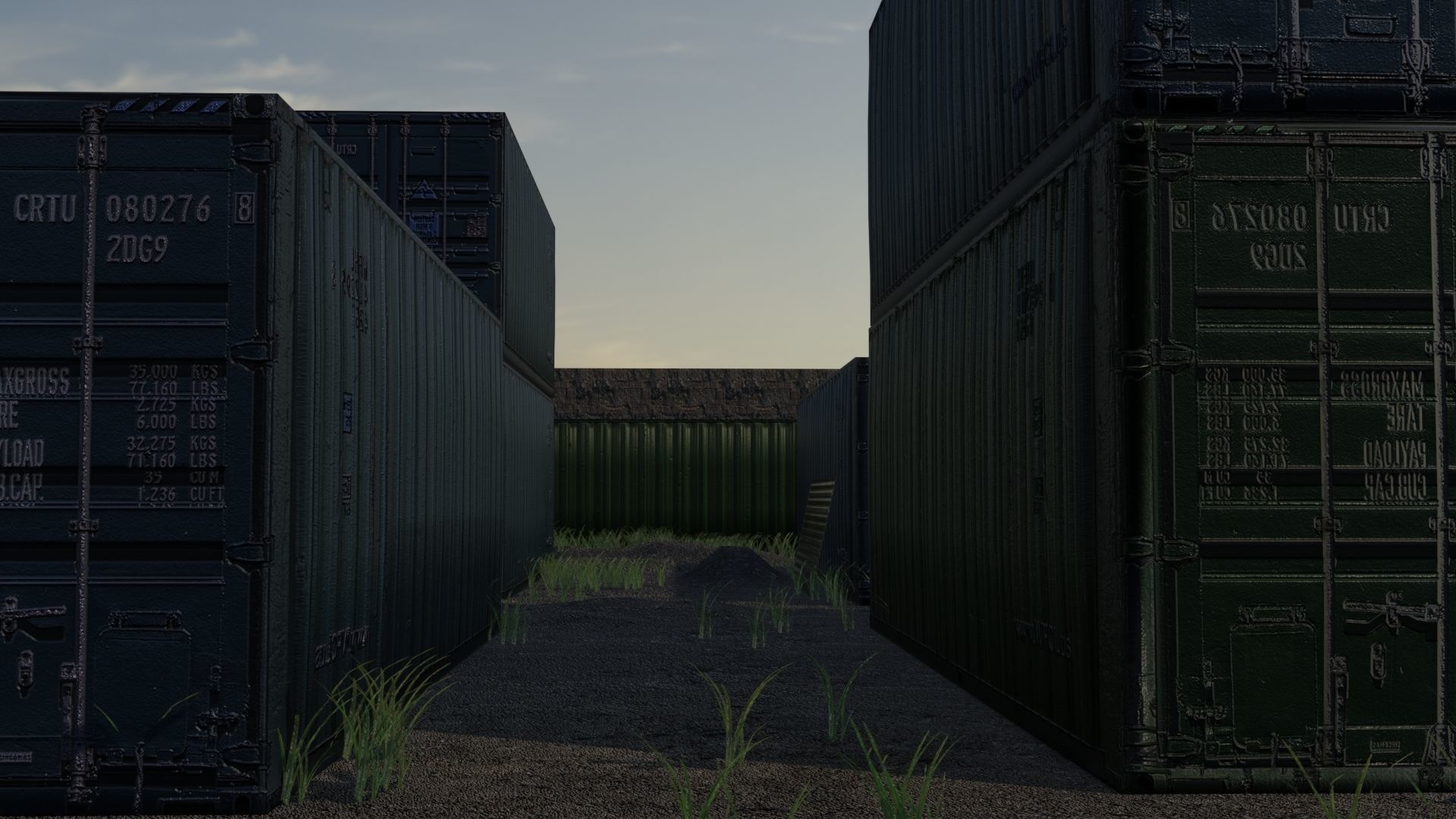 Call Of Duty Modern Warfare Remastered Shipment Map Low-poly 3D model_24