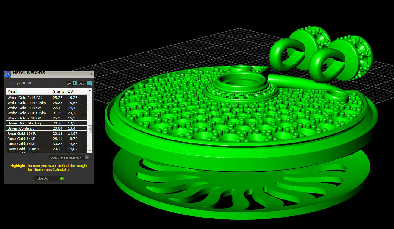 Large pendant Amulette 3D print model_7