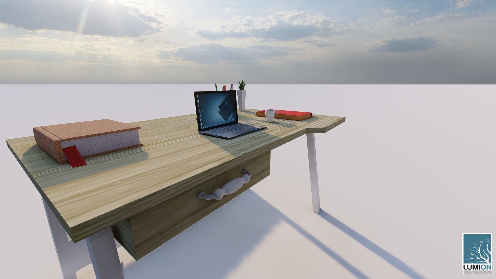 3D BILGISAYAR MASASI 3D print model_7