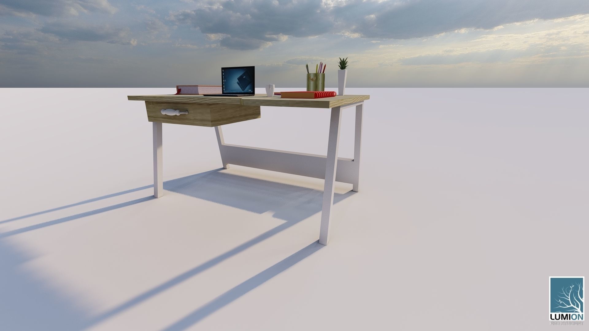 3D BILGISAYAR MASASI 3D print model_2