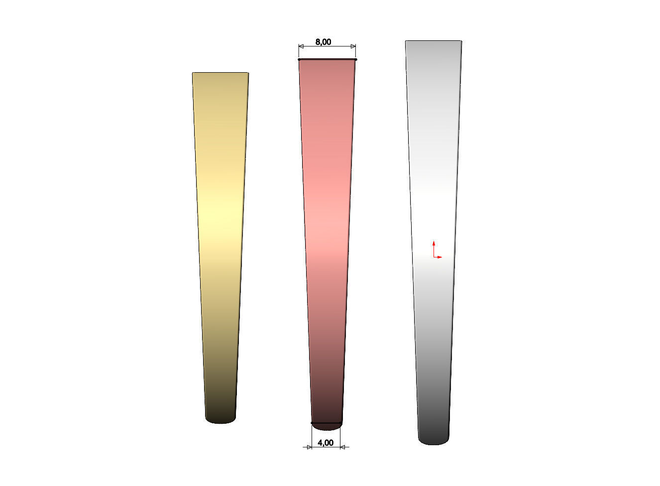 Signet platform engravable cuff bracelet 3D print model_8