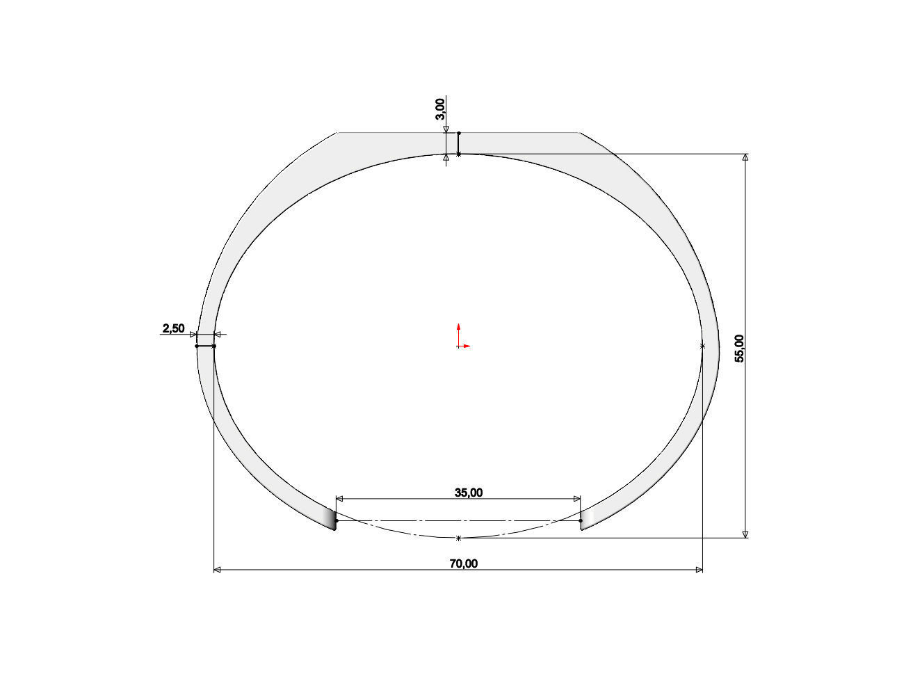 Signet platform engravable cuff bracelet 3D print model_7