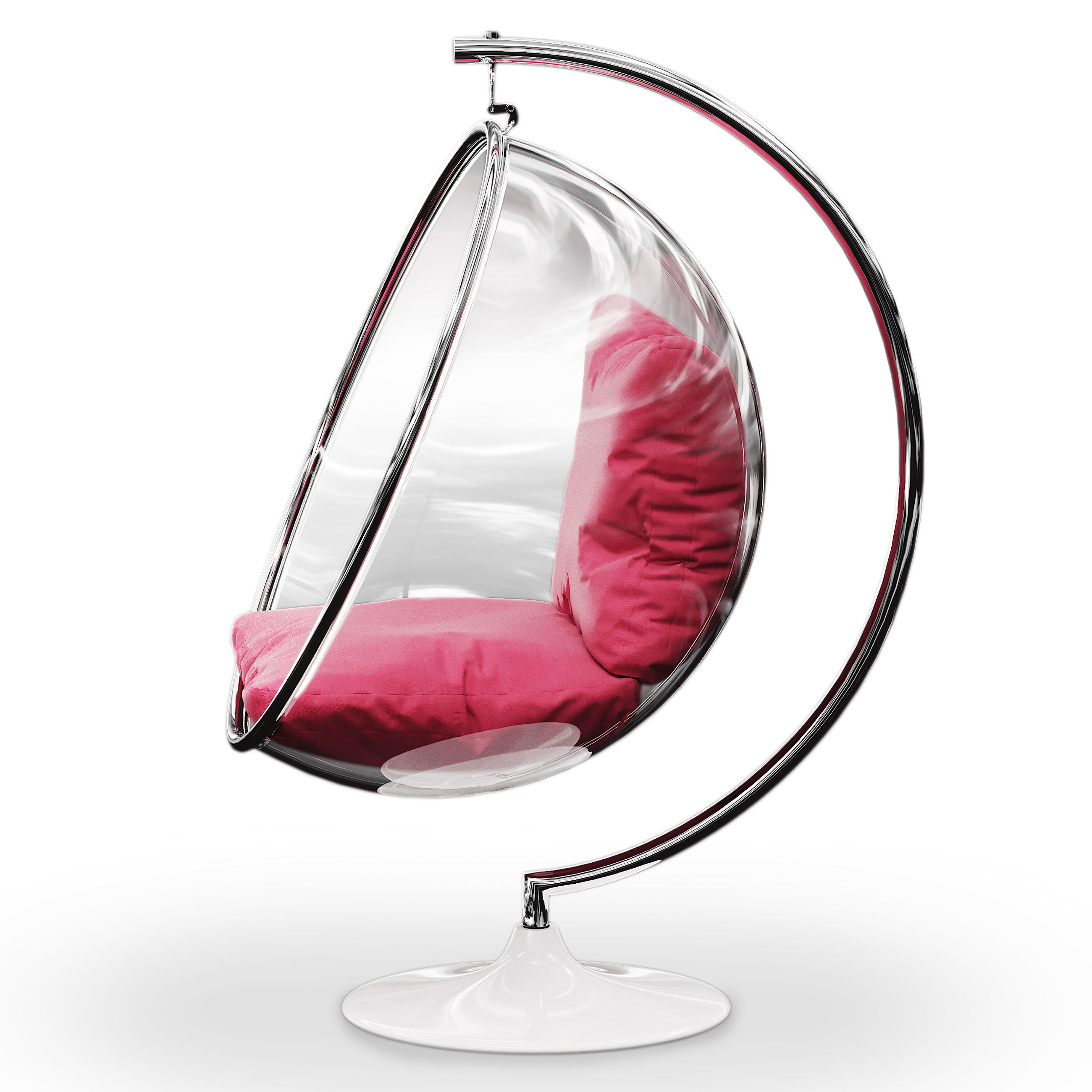 Buble swing chair 3D model_1