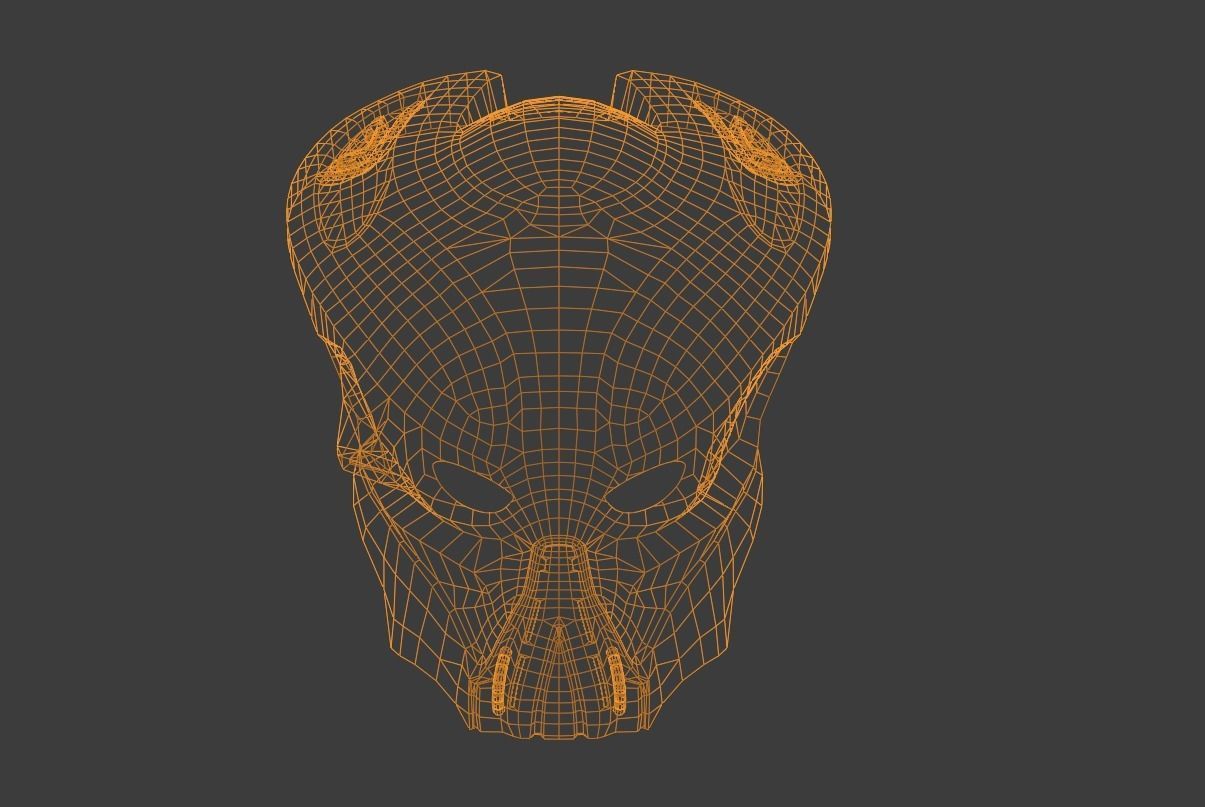Predator mask - Nocturne 3D print model_1