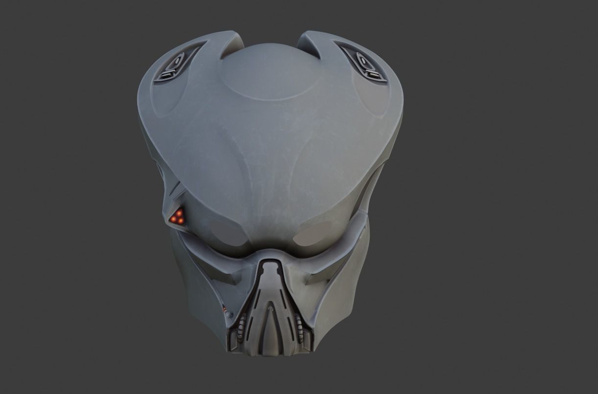 Predator mask - Nocturne 3D print model_2