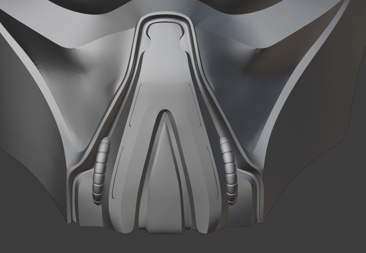 Predator mask - Nocturne 3D print model_5