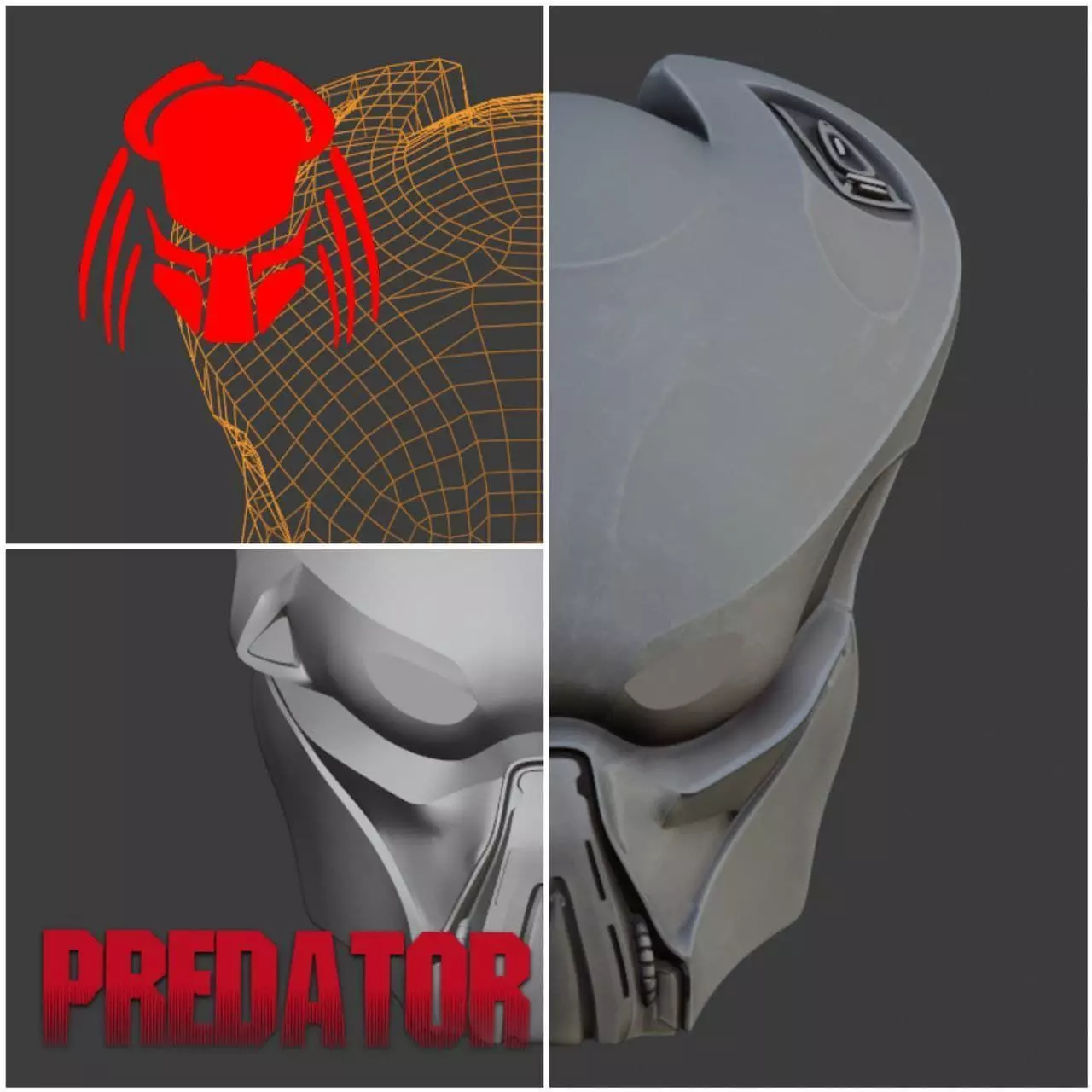 Predator mask - Nocturne 3D print model_0