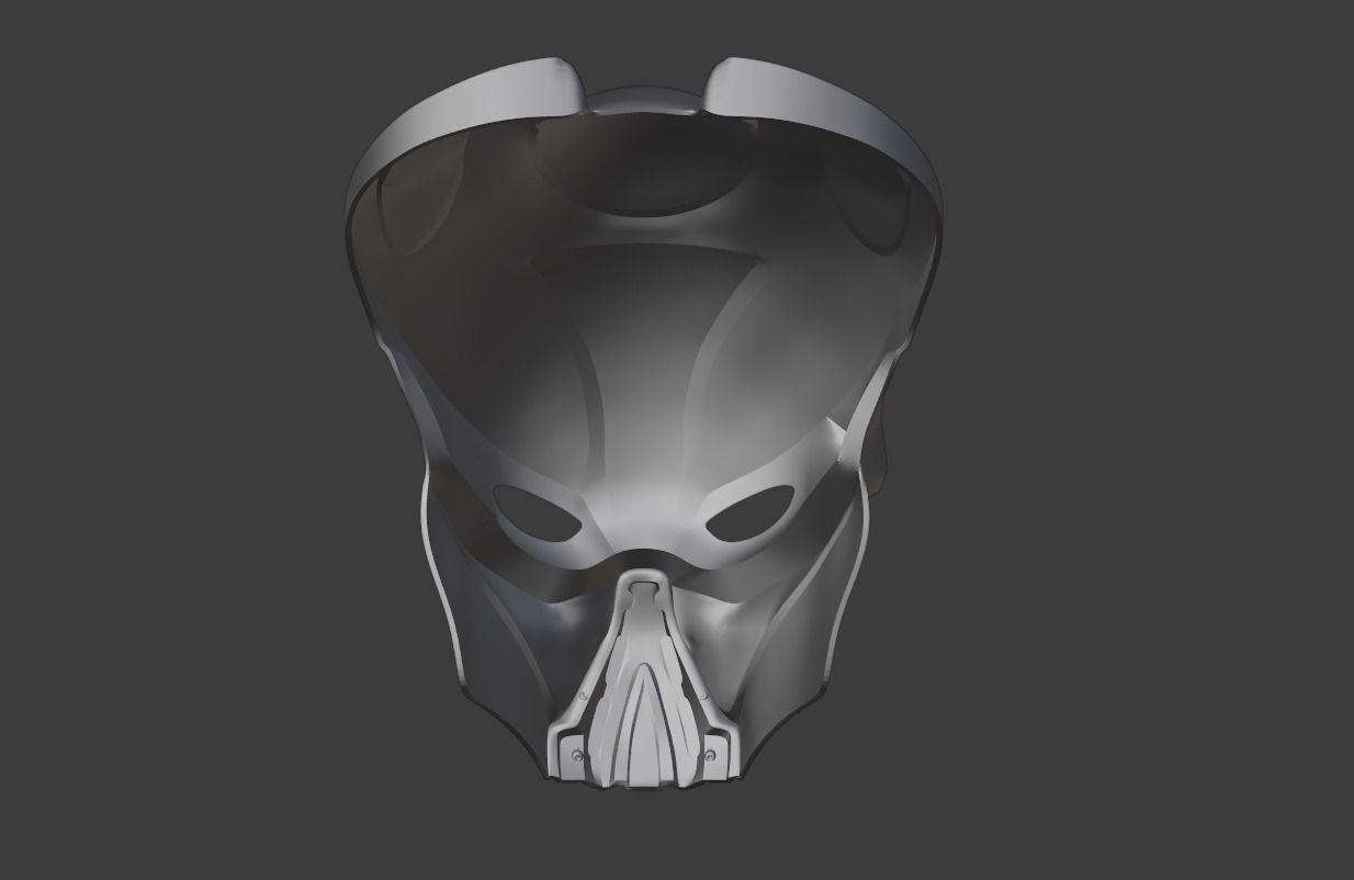 Predator mask - Nocturne 3D print model_7