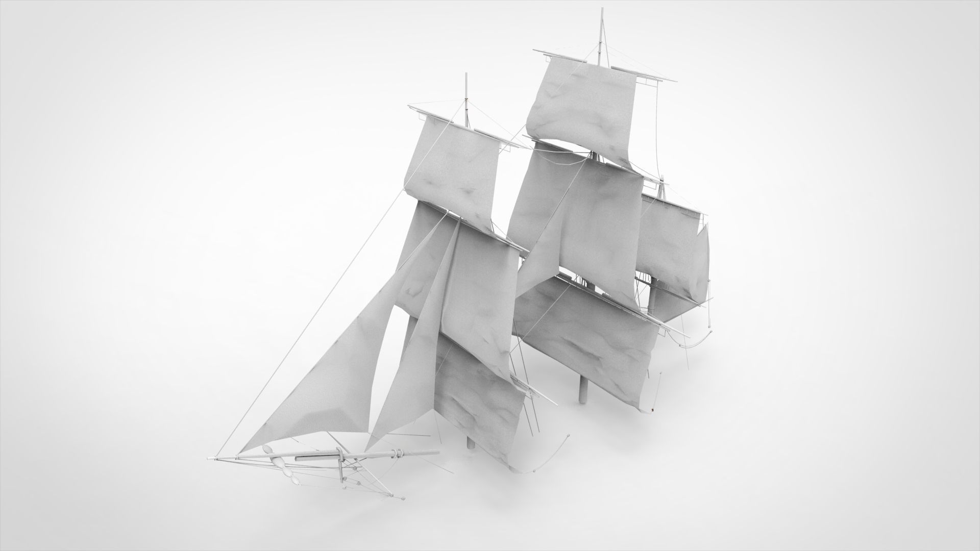 Sailing Ship 3D model_10