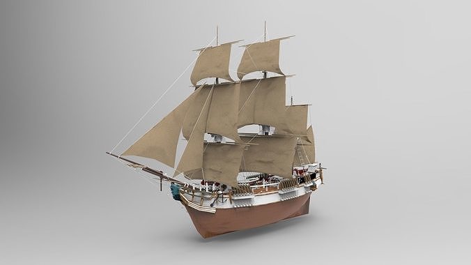 Sailing Ship 3D model
