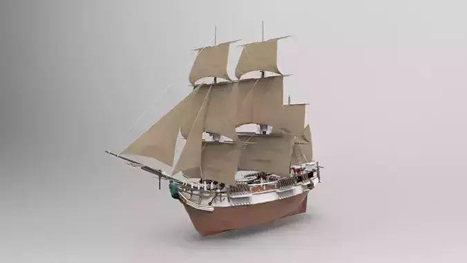 Sailing Ship 3D model