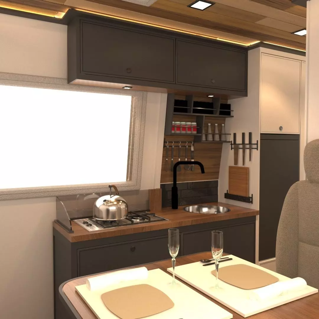 Caravan Design Fiat Ducato 15m3 3D model_0