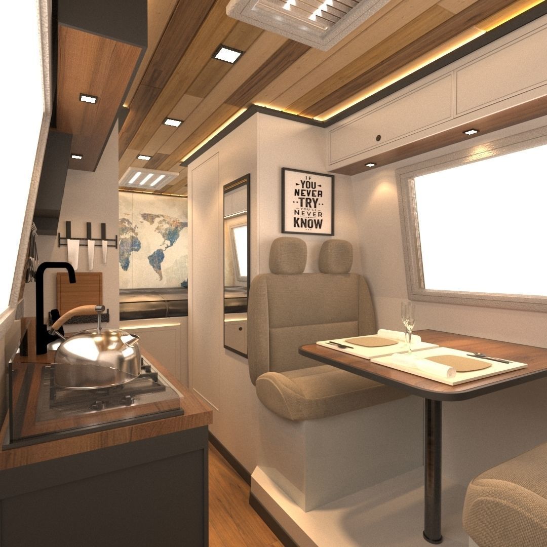 Caravan Design Fiat Ducato 15m3 3D model_3