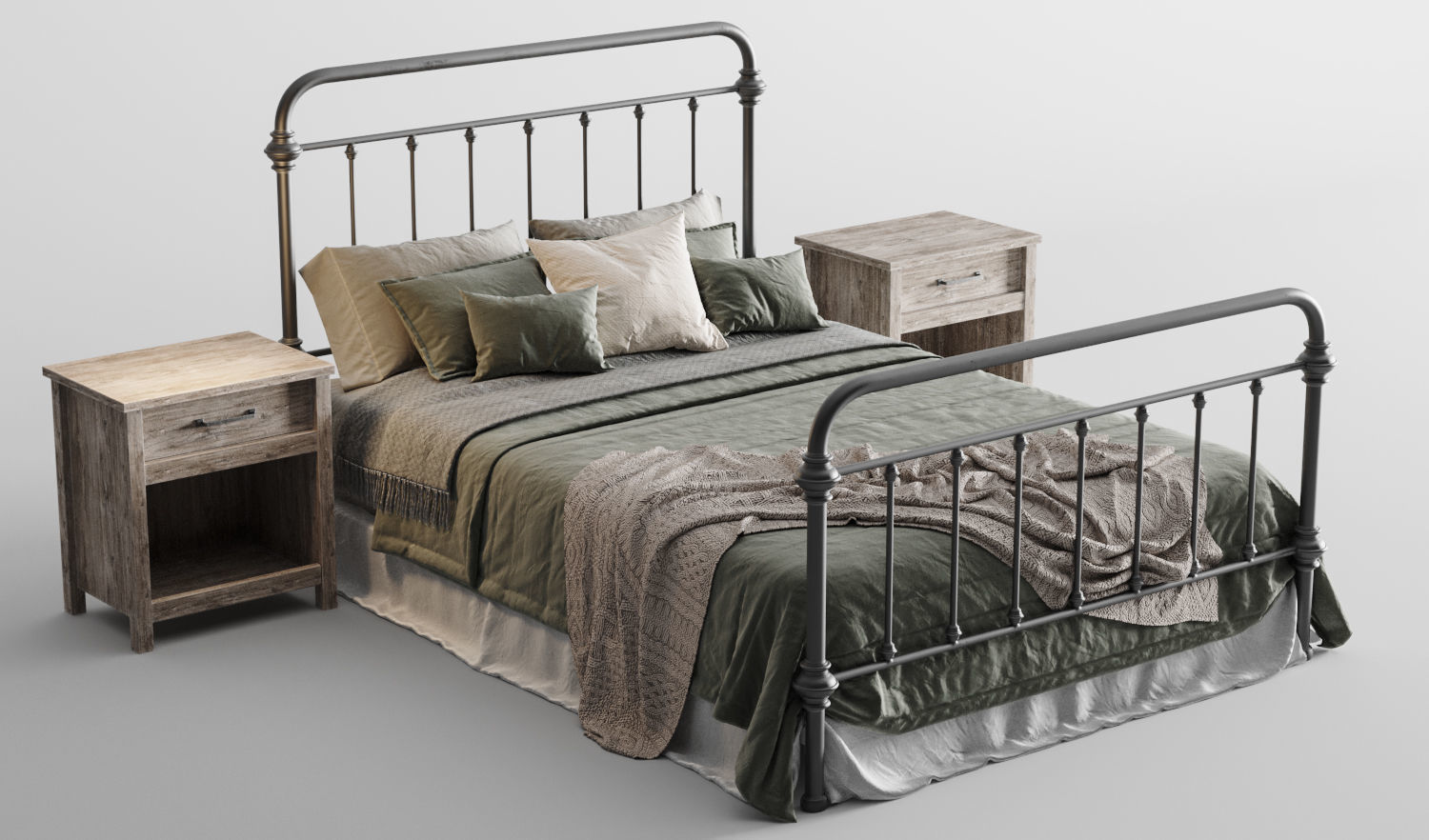 inspire marcie bed 3D model_4