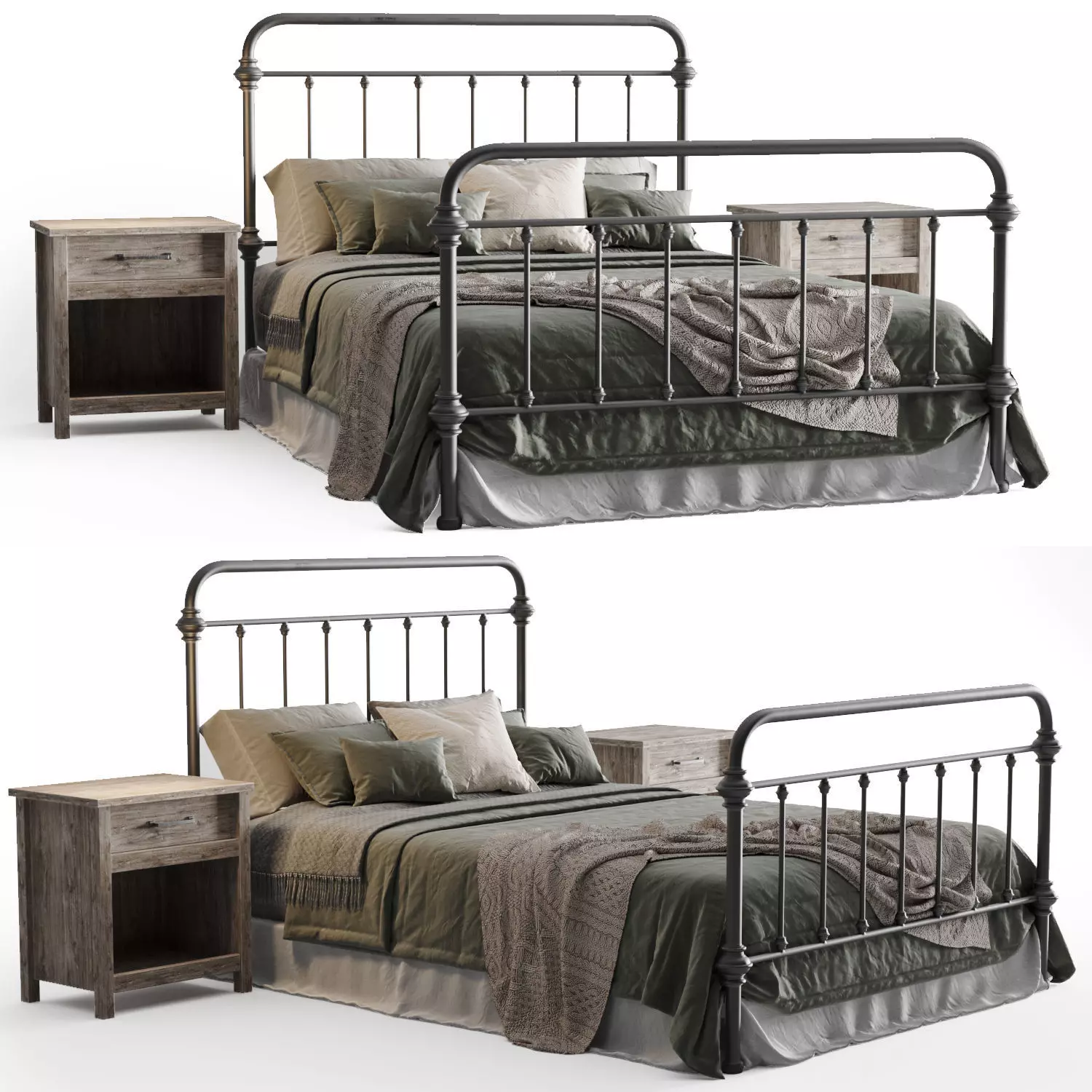 inspire marcie bed 3D model_0