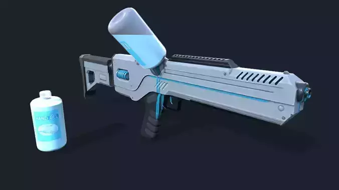 Antibacterial Cleaning Rifle with Cartridges