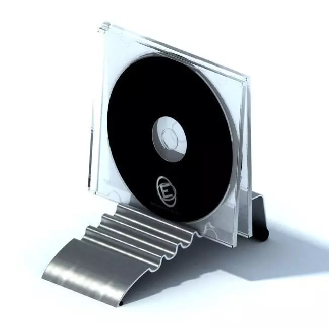 Modern Cd Case 3D model_0