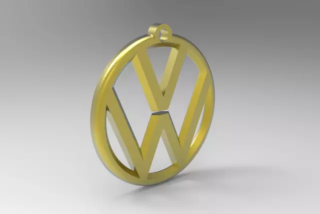 Volkswagen logo 3D print model
