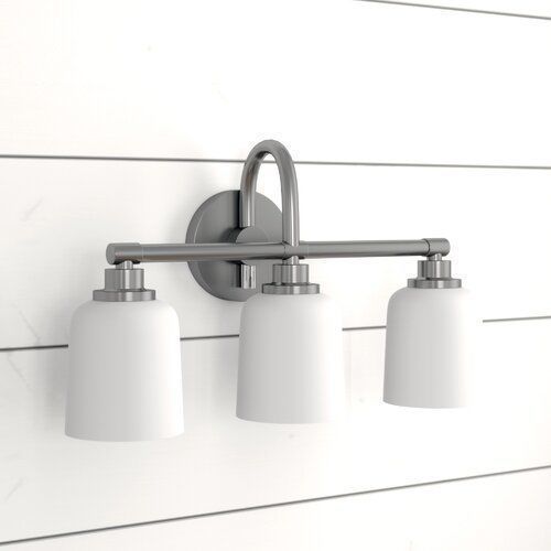 Randwick Satin Nickel Vanity light - 2 Colour 3D model_4
