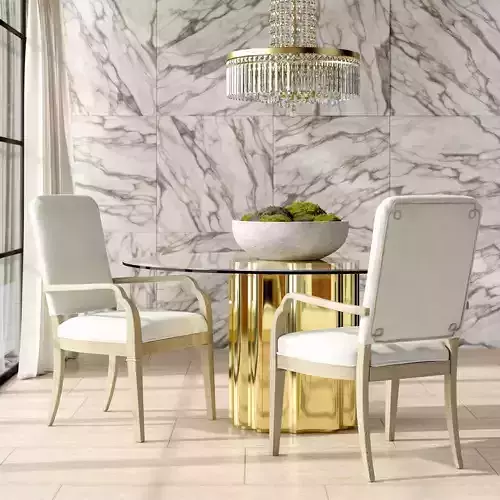 Savoy Place Upholstered Diner Arm Chair 