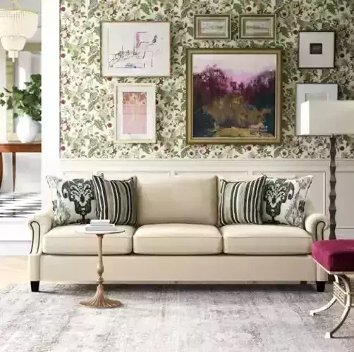 Sofa Begie Movie Loveseat Long chair