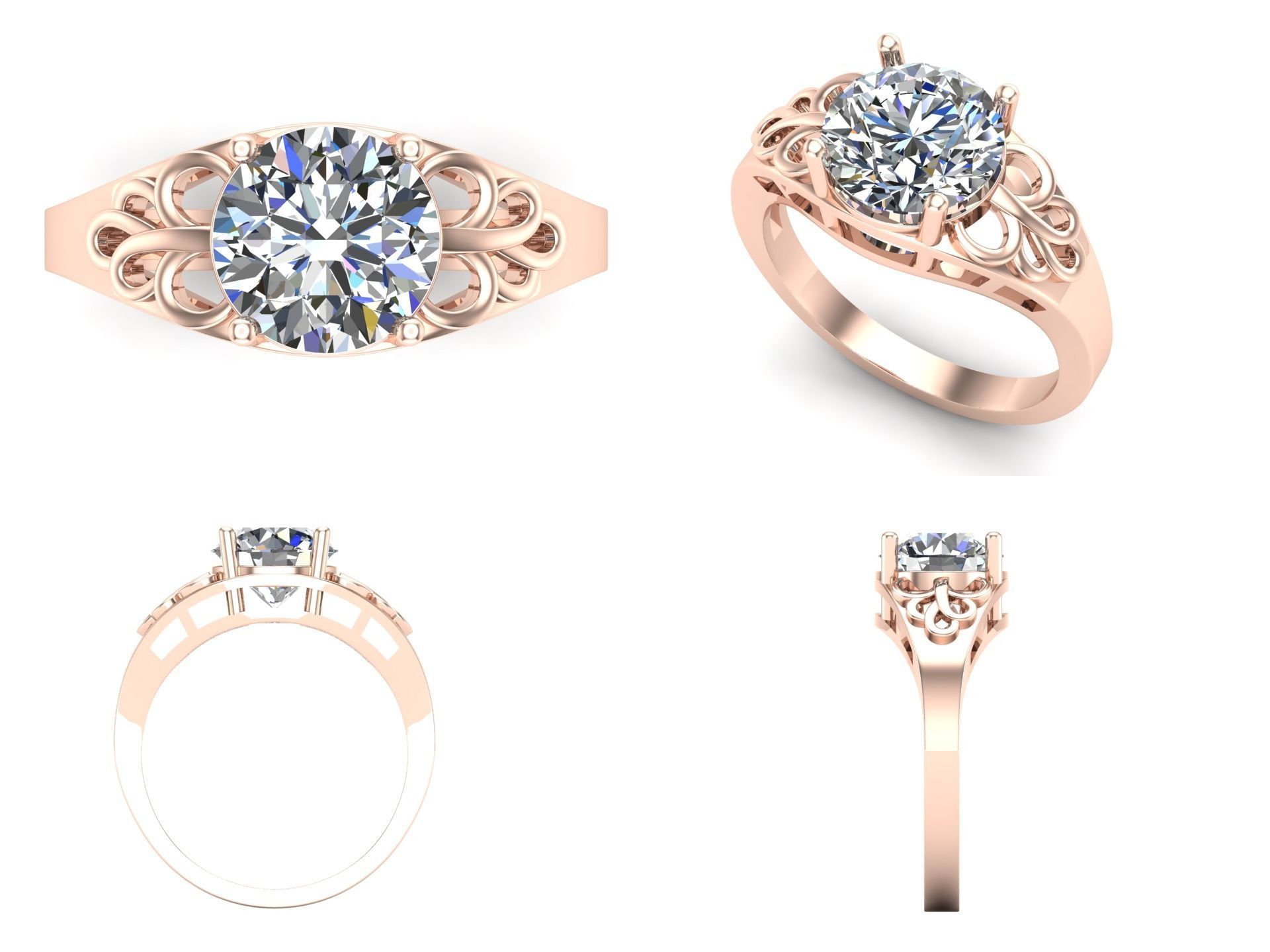 Ring shp3 3D print model_3