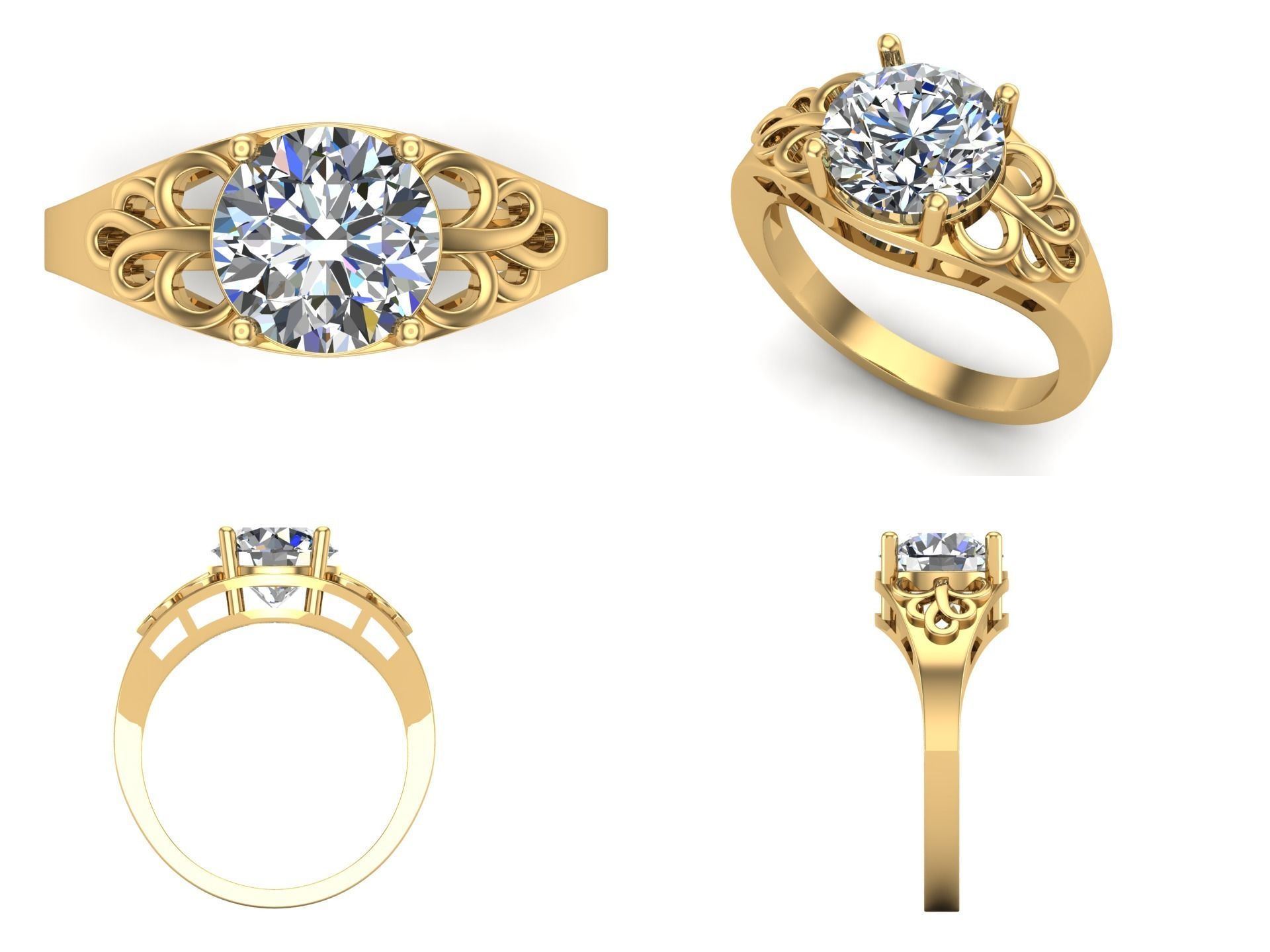 Ring shp3 3D print model_15