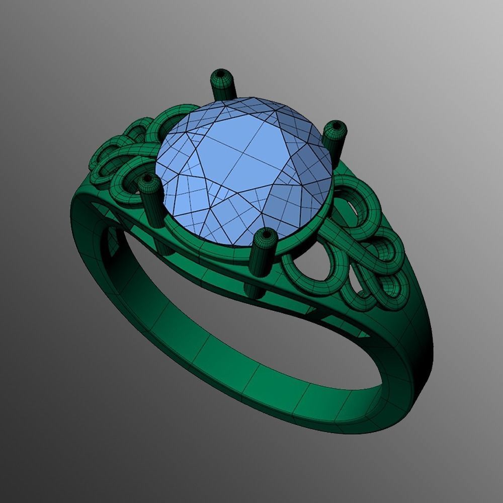Ring shp3 3D print model_2
