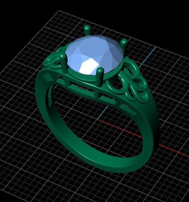 Ring shp3 3D print model_9