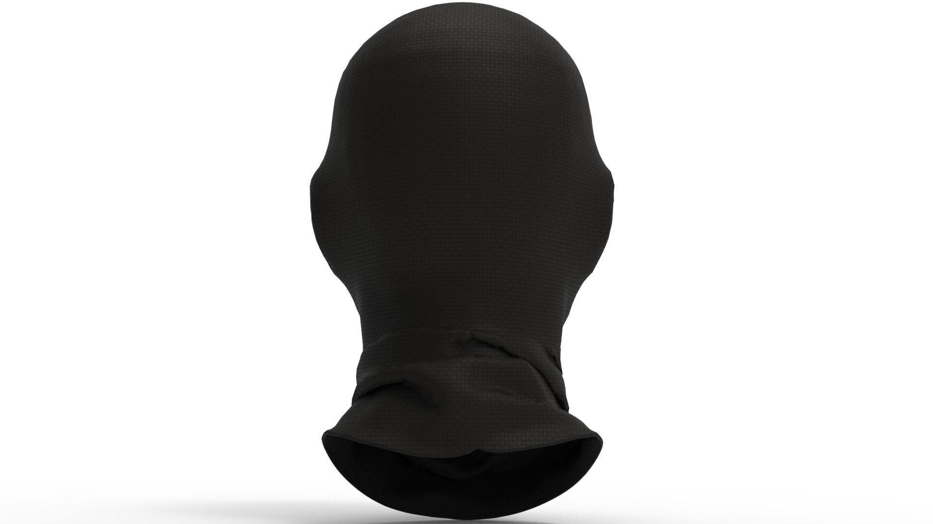 Balaclava male mannequin wearing mask 3D model_7