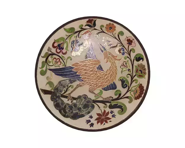 Traditional Plate -Bird