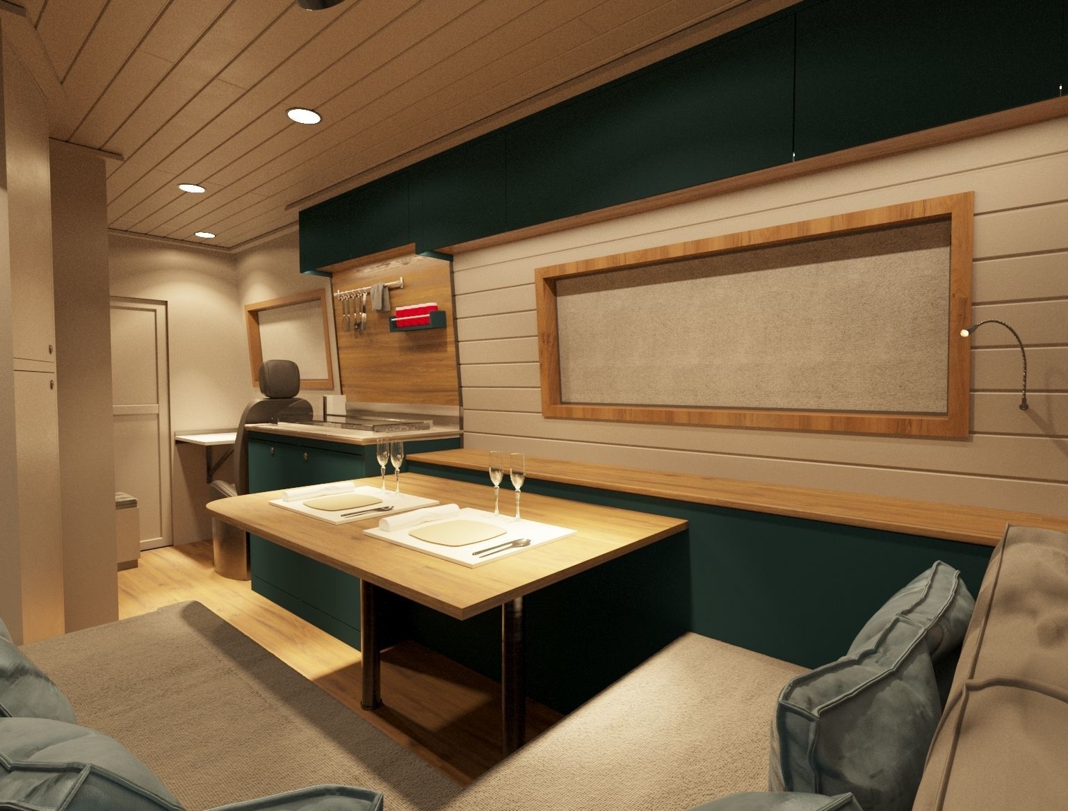 Caravan Design Mercedes 313 3D model_3