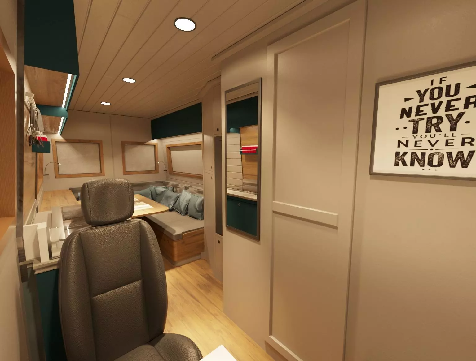 Caravan Design Mercedes 313 3D model_0