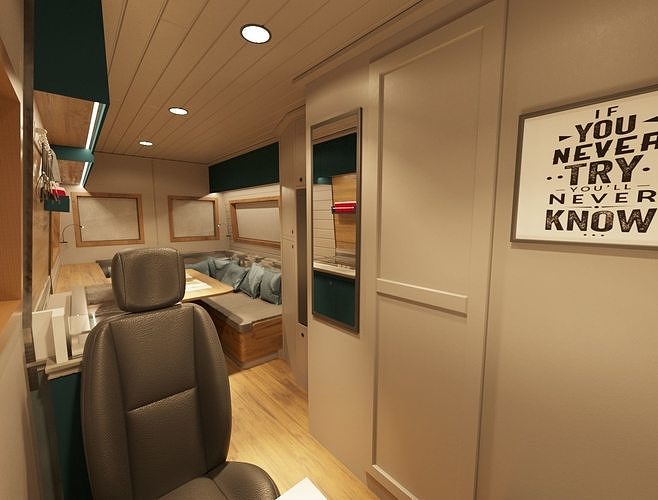 Caravan Design Mercedes 313 3D model
