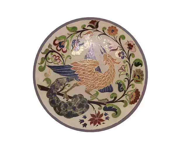 Traditional Plate 3 -Bird