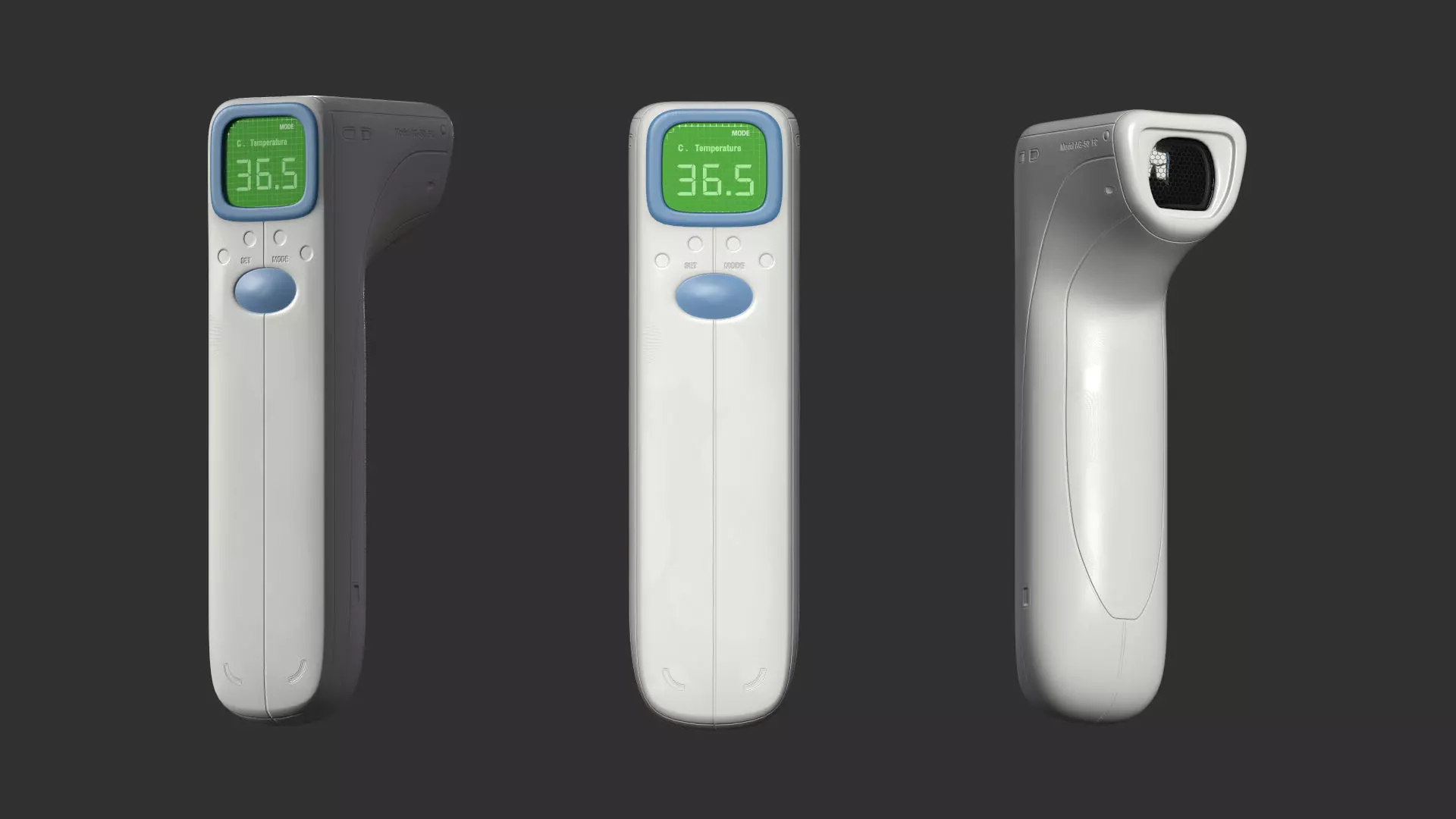 Digital Thermometer 3D model Free 3D model_0