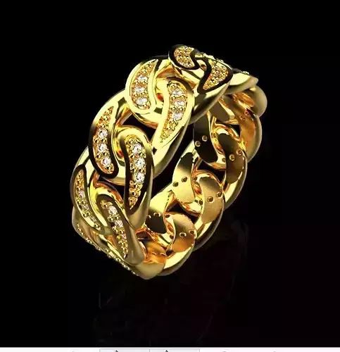 Cuban Chain Ring