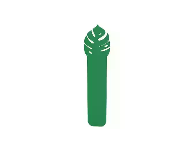 Bookmark leaf icon