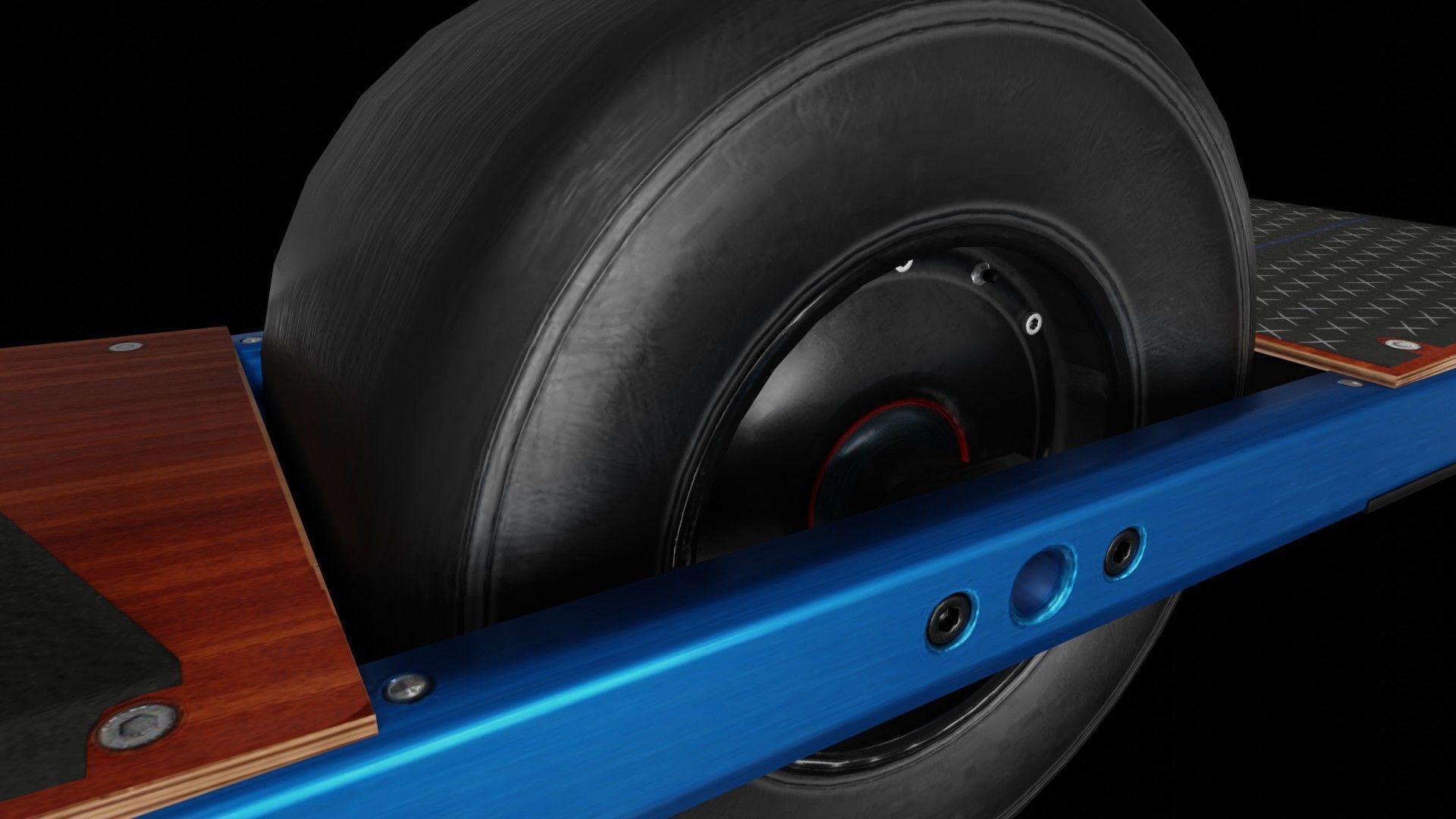 One Wheel XR Low-poly 3D model_1