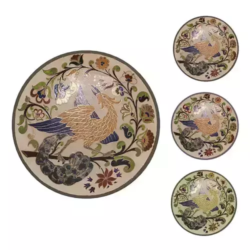 Traditional Plate Collection -Birds 3D model