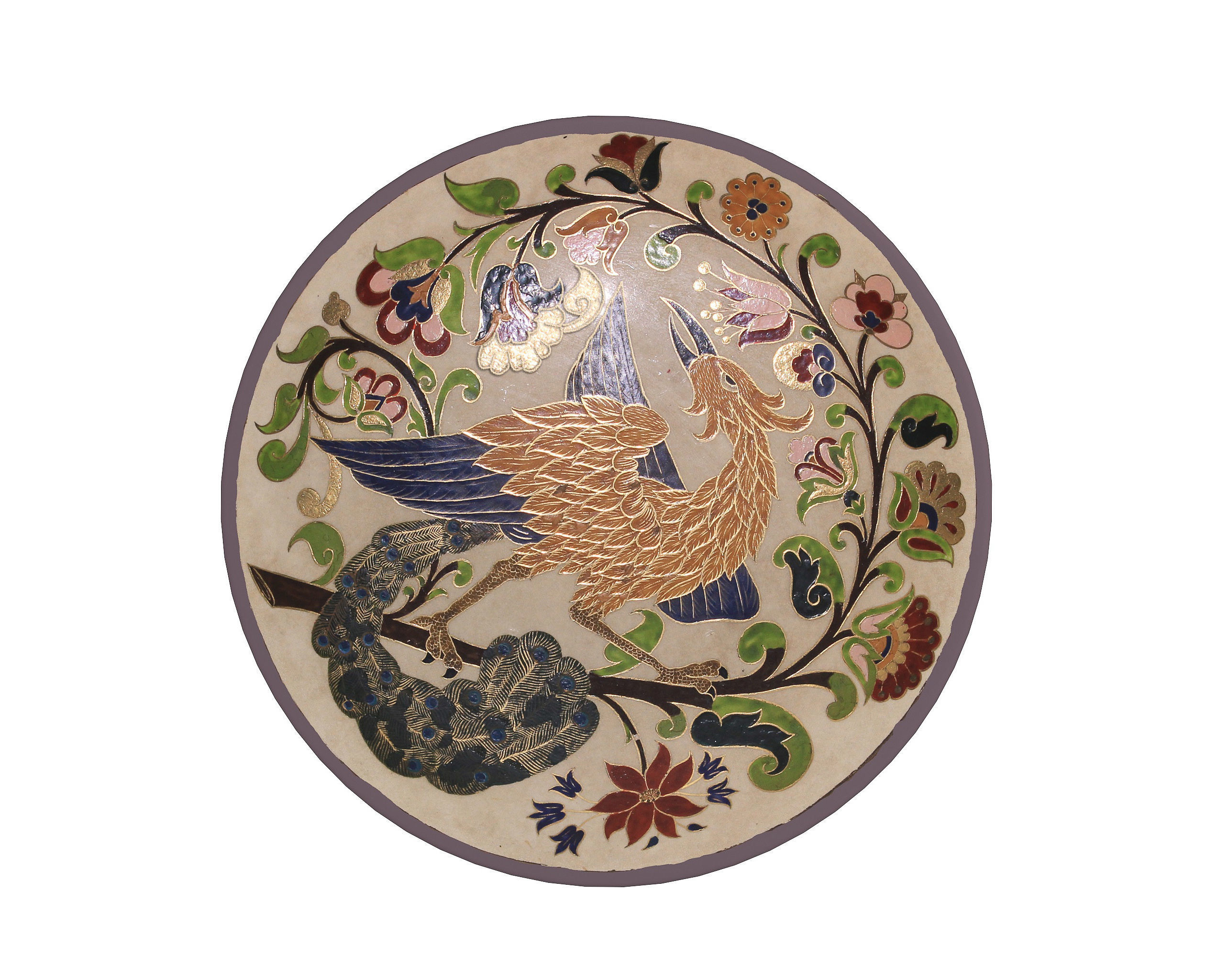 Traditional Plate Collection -Birds 3D model_6