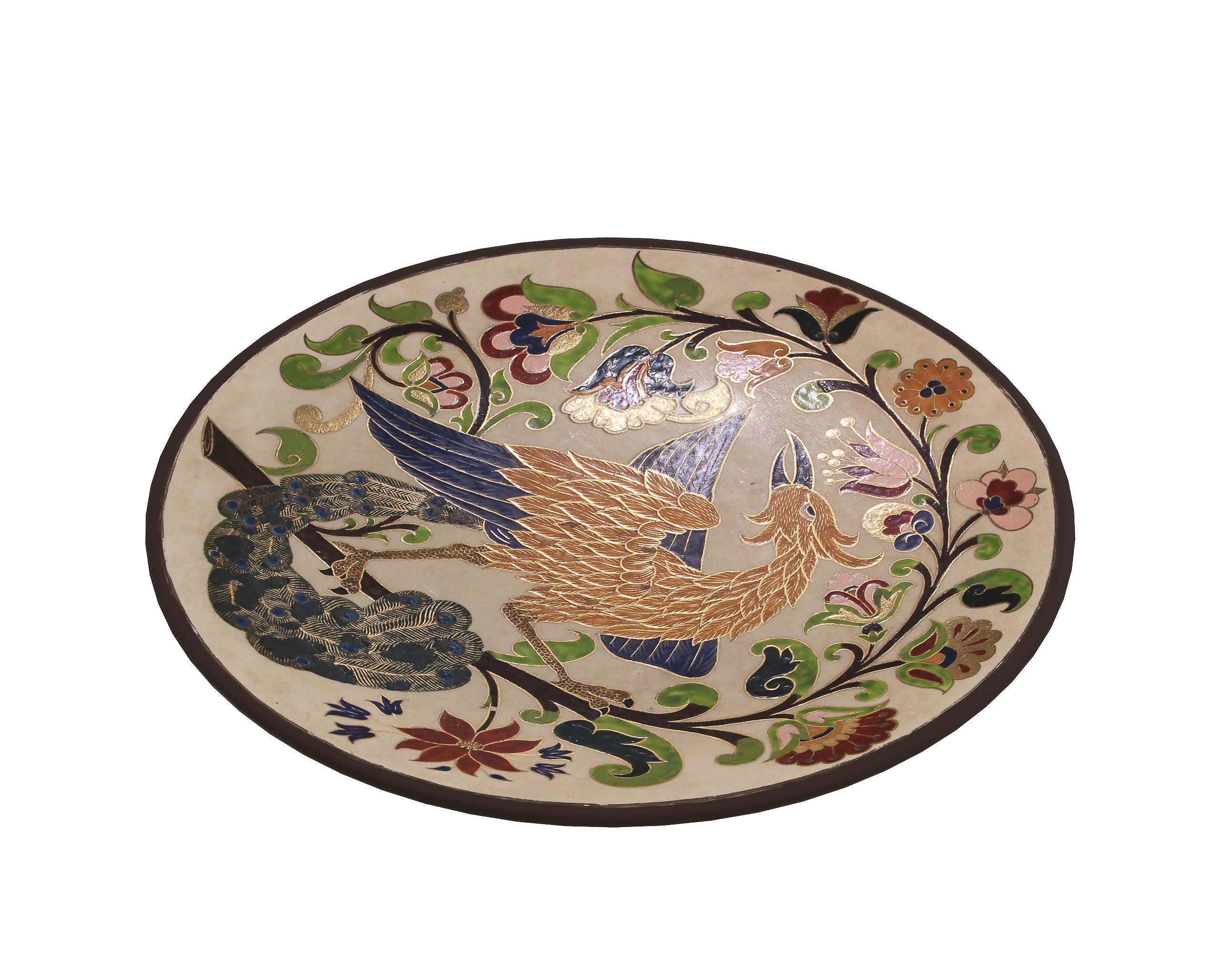 Traditional Plate Collection -Birds 3D model_2