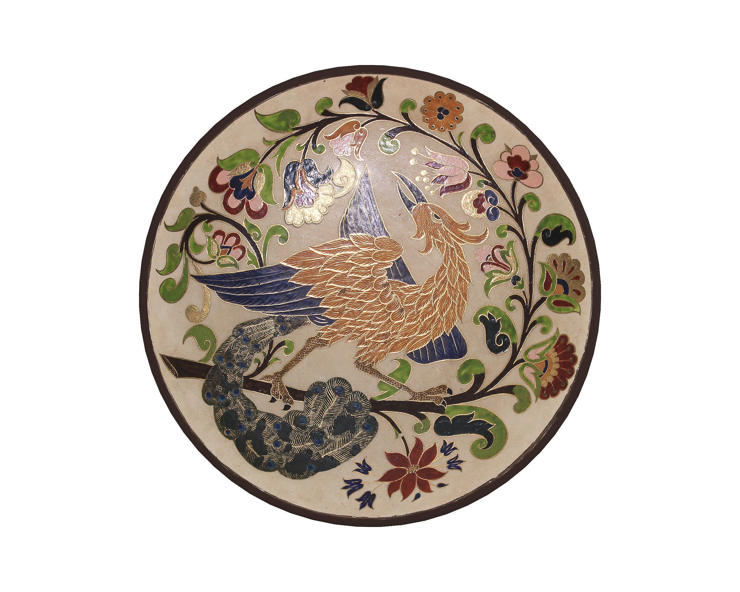 Traditional Plate Collection -Birds 3D model_1
